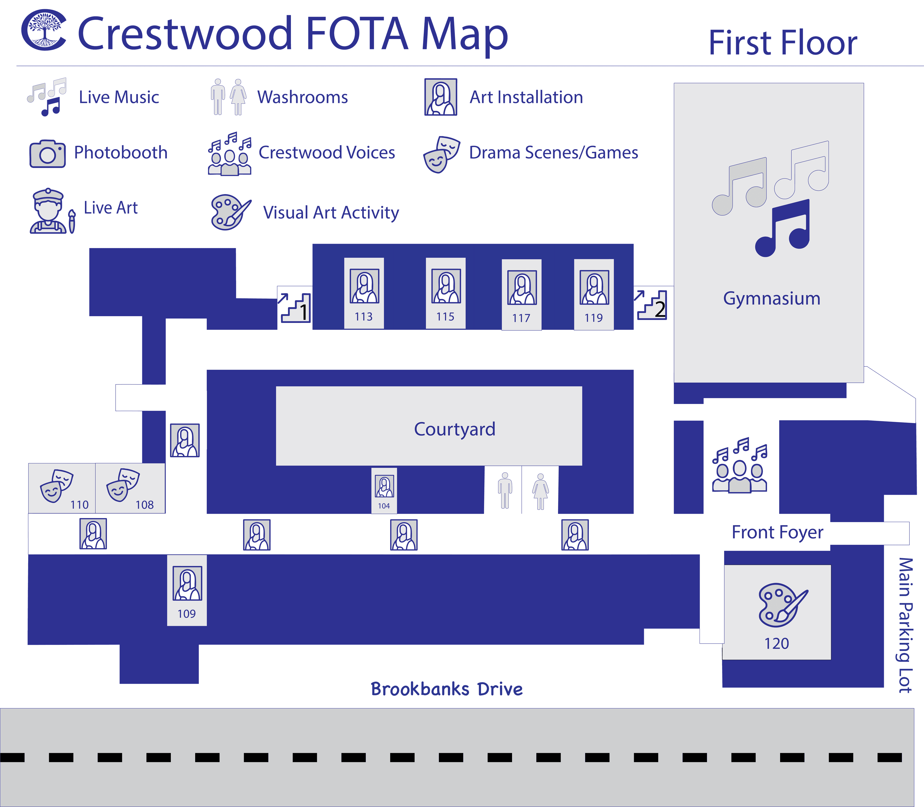 Floor 1 Map