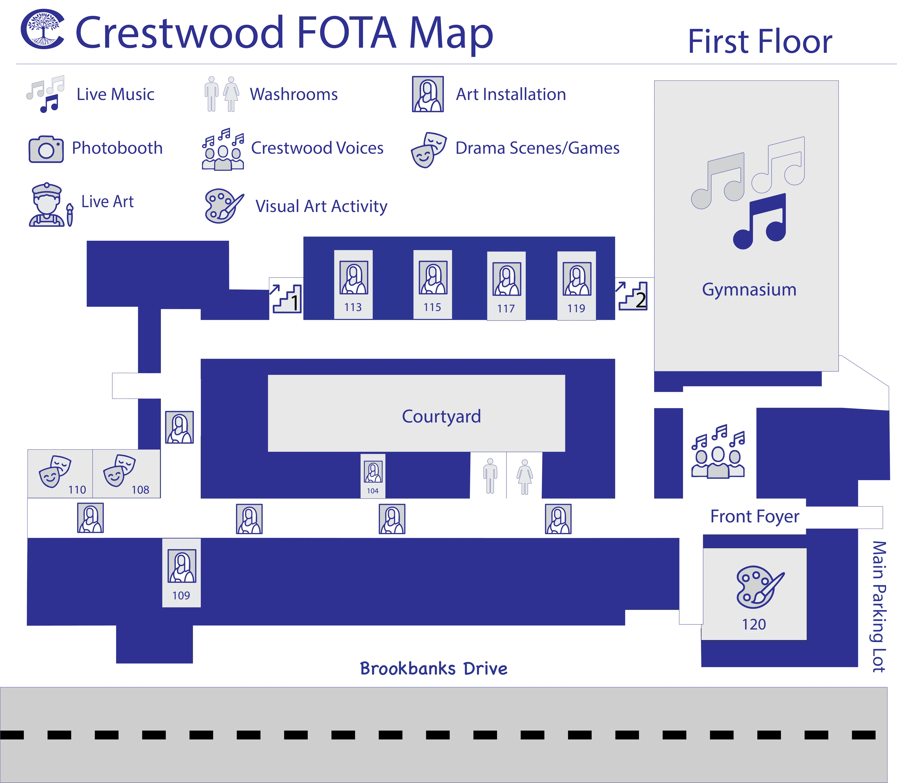 Floor 1 Map